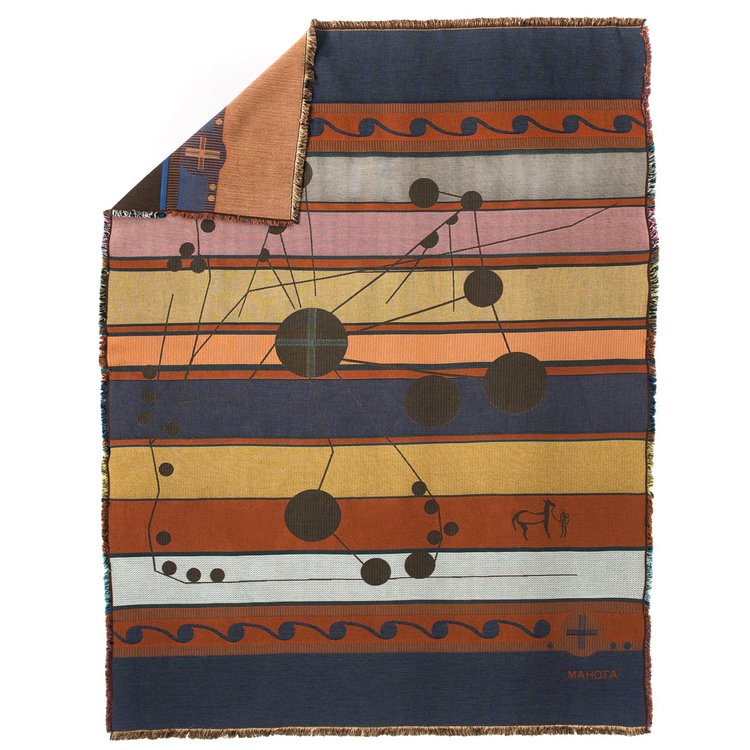 Chickasaw Map II Blanket