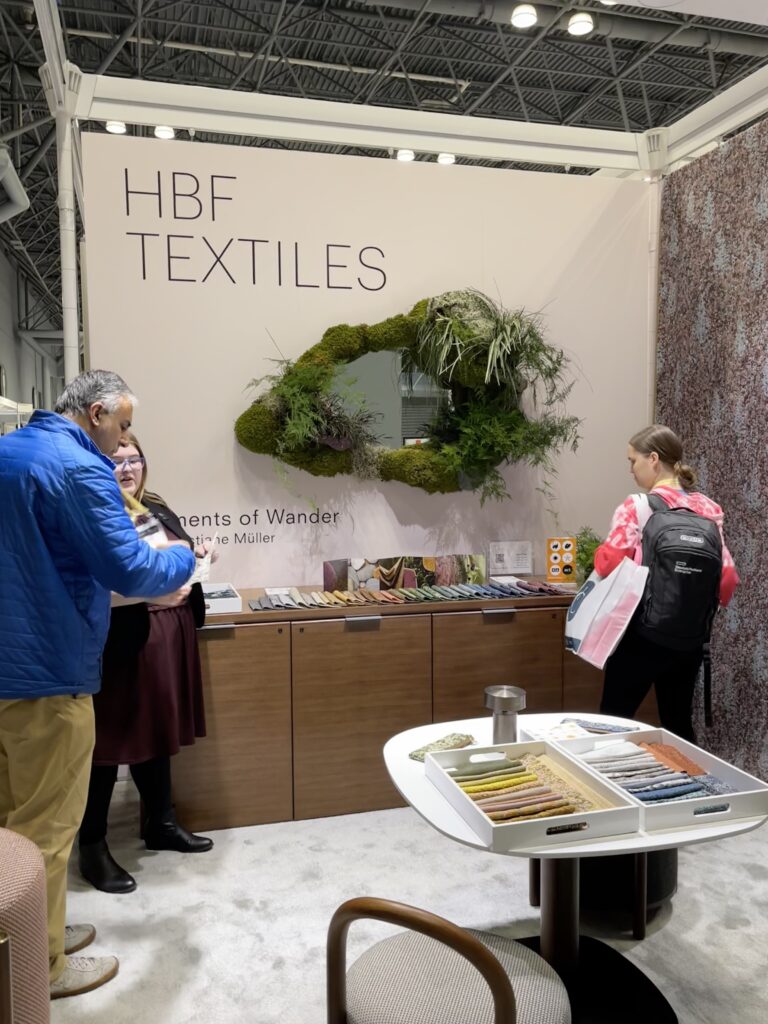 HBF Textiles Booth at BDNY 2024
