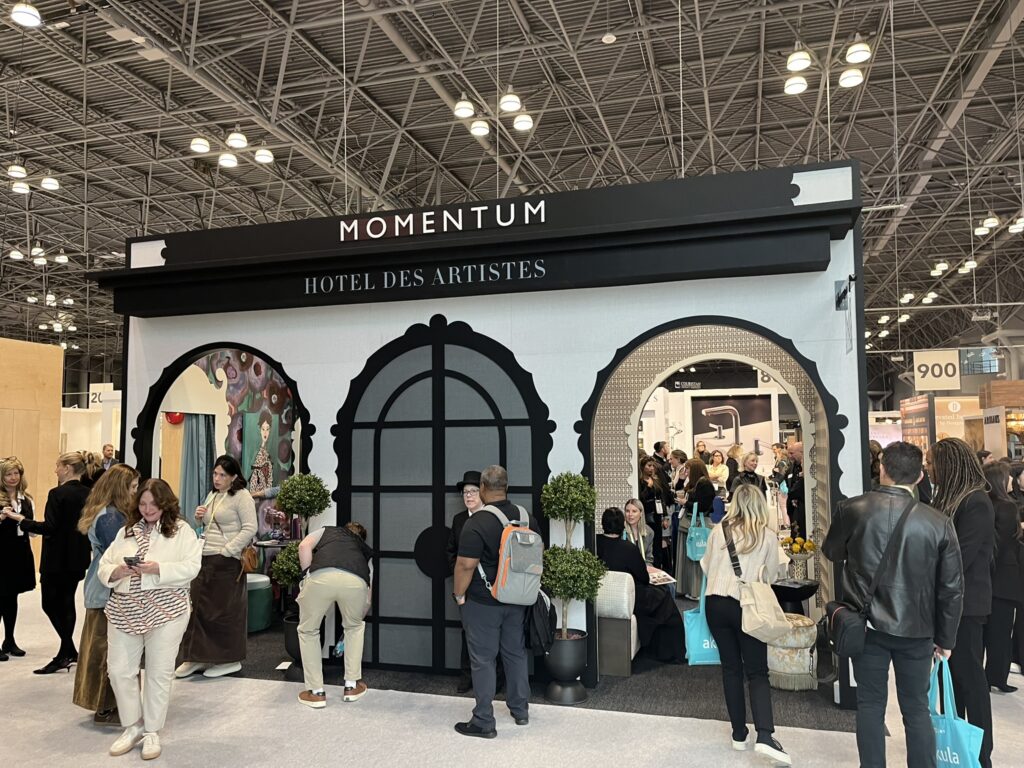 Momentum booth at BDNY