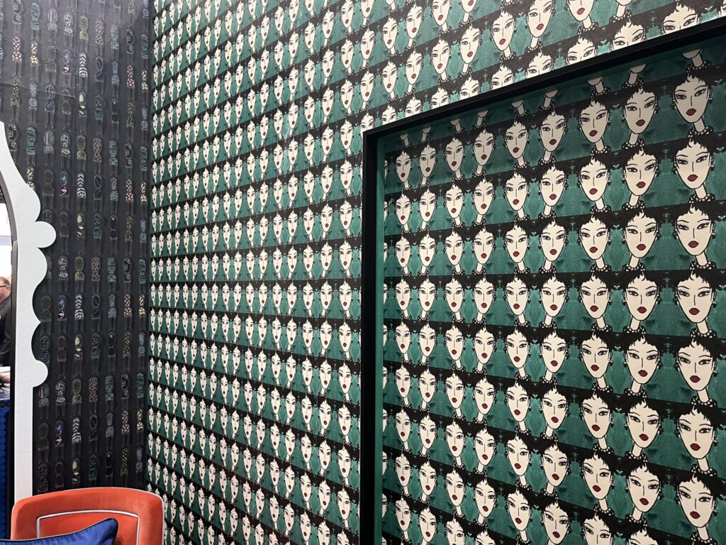 Electric Jade on entire wall at BDNY