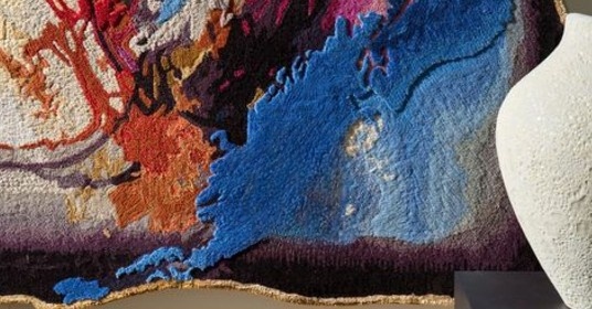 Jai area rug detail