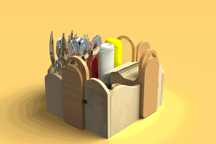 Twisted Arches organizer