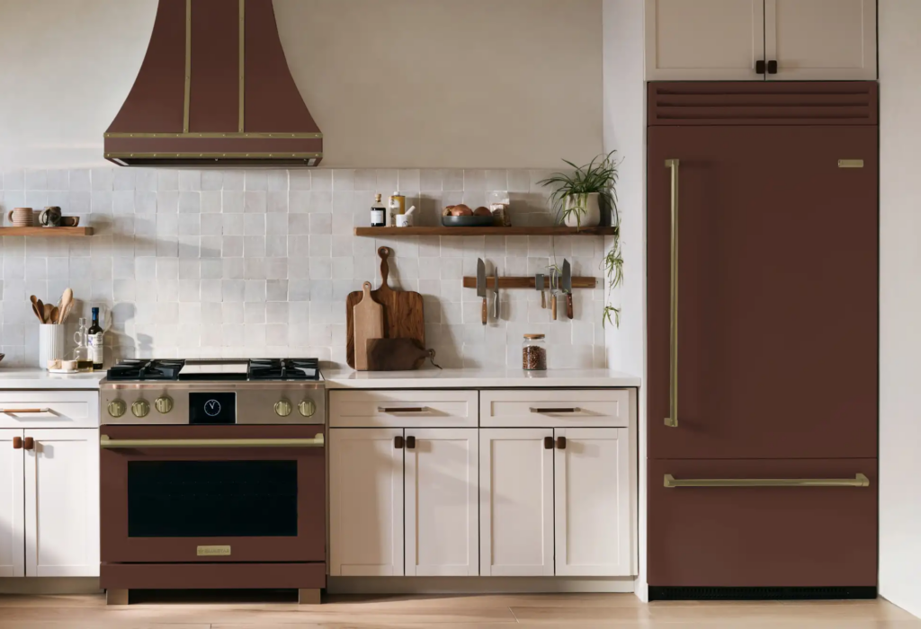 BlueStar appliances in Signal Brown