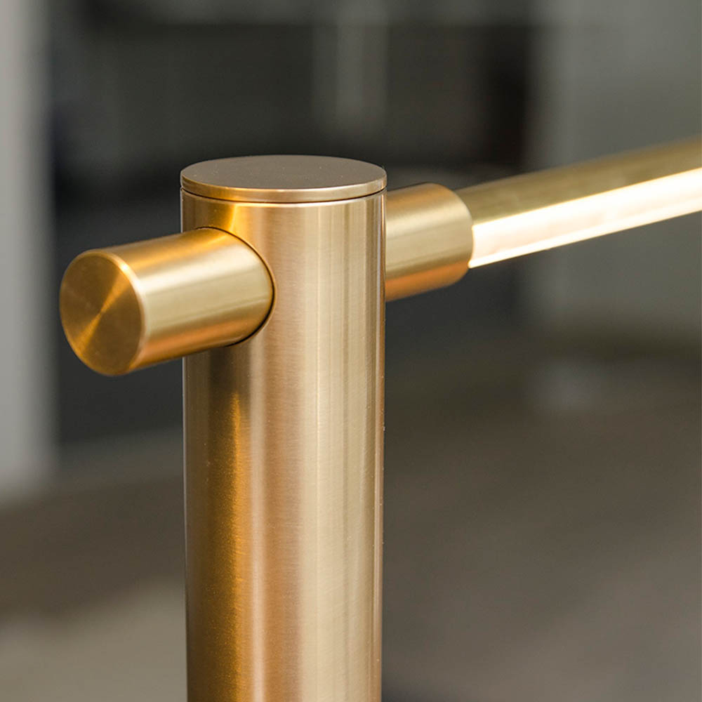 The THIN Shared Task Lamp in Satin Brass