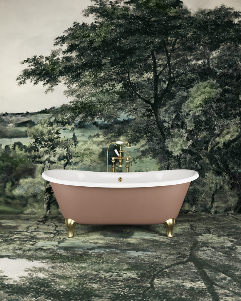 Admiral Bathtub in Mocha Mousse