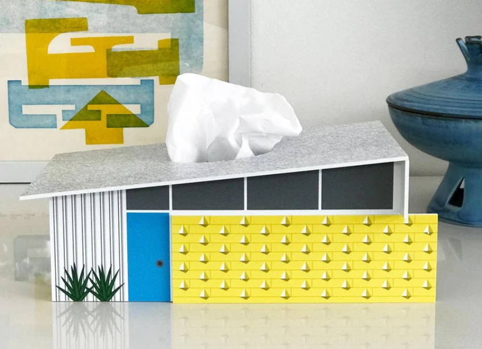 Midcentury Tissue Box Cover