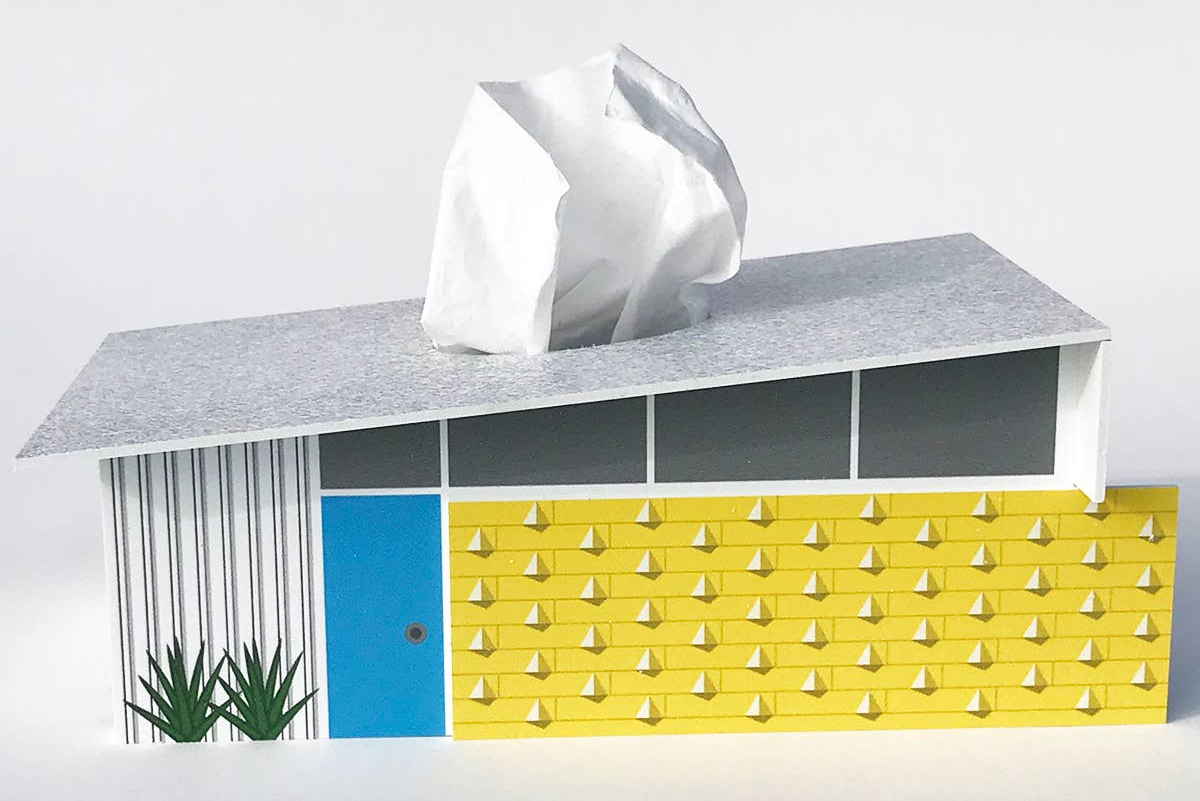 Sneezing Is So Midcentury! Tissue Box Covers by Kirkland Museum